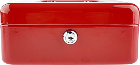 first alert steel cash box 901-bt71r|First Alert 1036621 Cash Box with Key Lock and Removable .